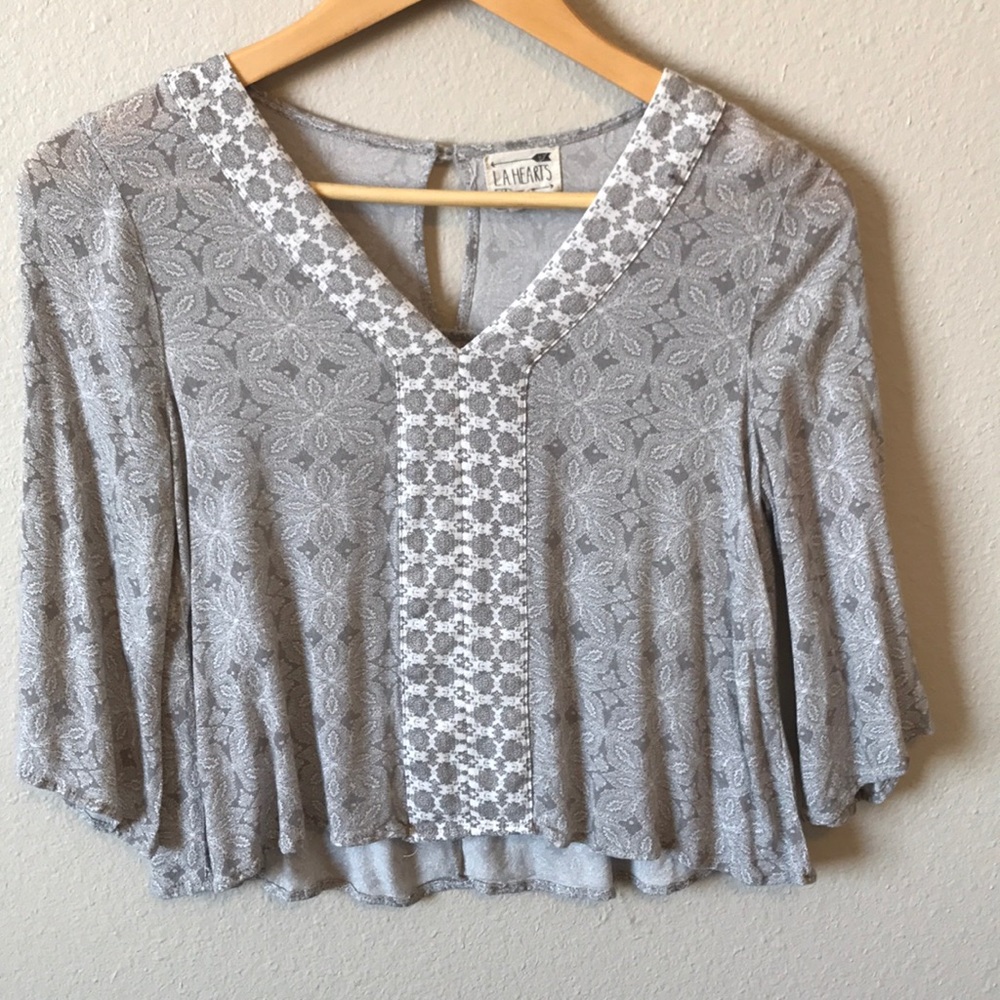 Flowy crop top